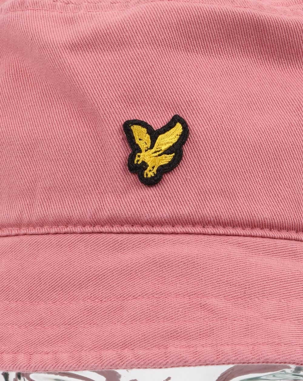 Lyle And Scott Washed Twill Bucket Hat Pink Shadow