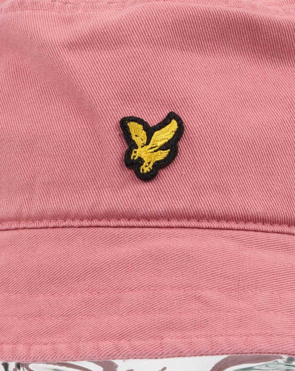 Lyle And Scott Washed Twill Bucket Hat Pink Shadow