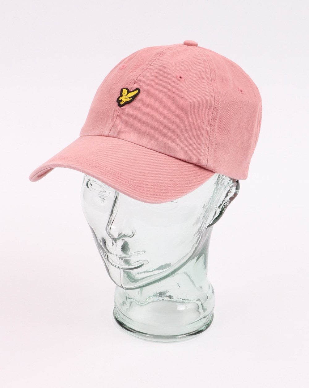 Lyle And Scott Washed Twill Baseball Cap Pink Shadow