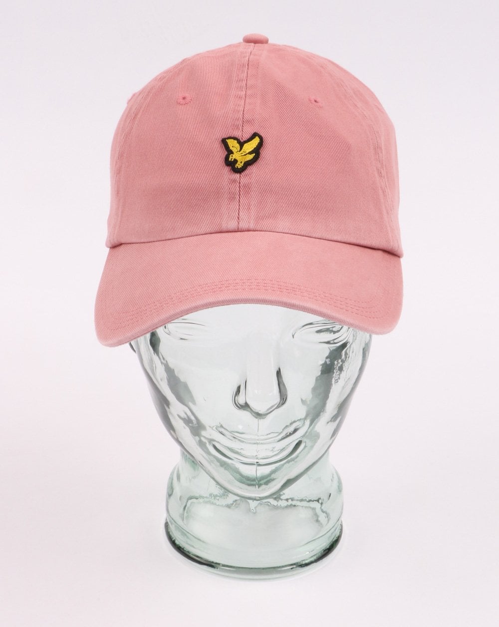 Lyle And Scott Washed Twill Baseball Cap Pink Shadow