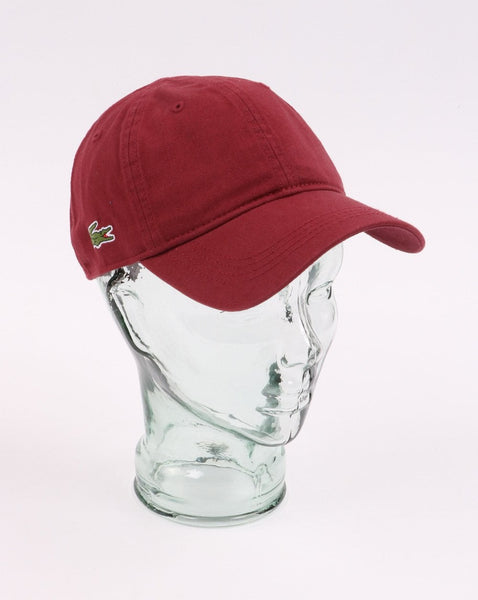 Lacoste Gabardine Cap Burgundy