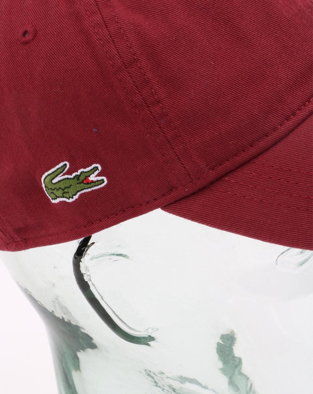 Lacoste Gabardine Cap Burgundy