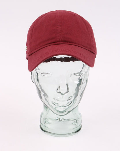 Lacoste Gabardine Cap Burgundy