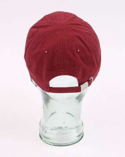 Lacoste Gabardine Cap Burgundy