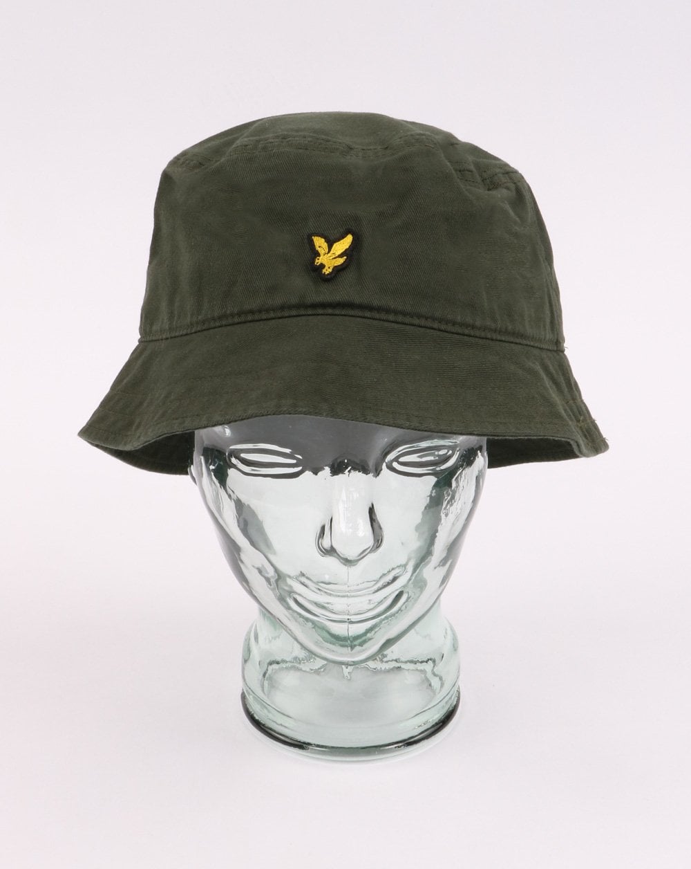 Lyle And Scott Cotton Twill Bucket Hat Leaf Green