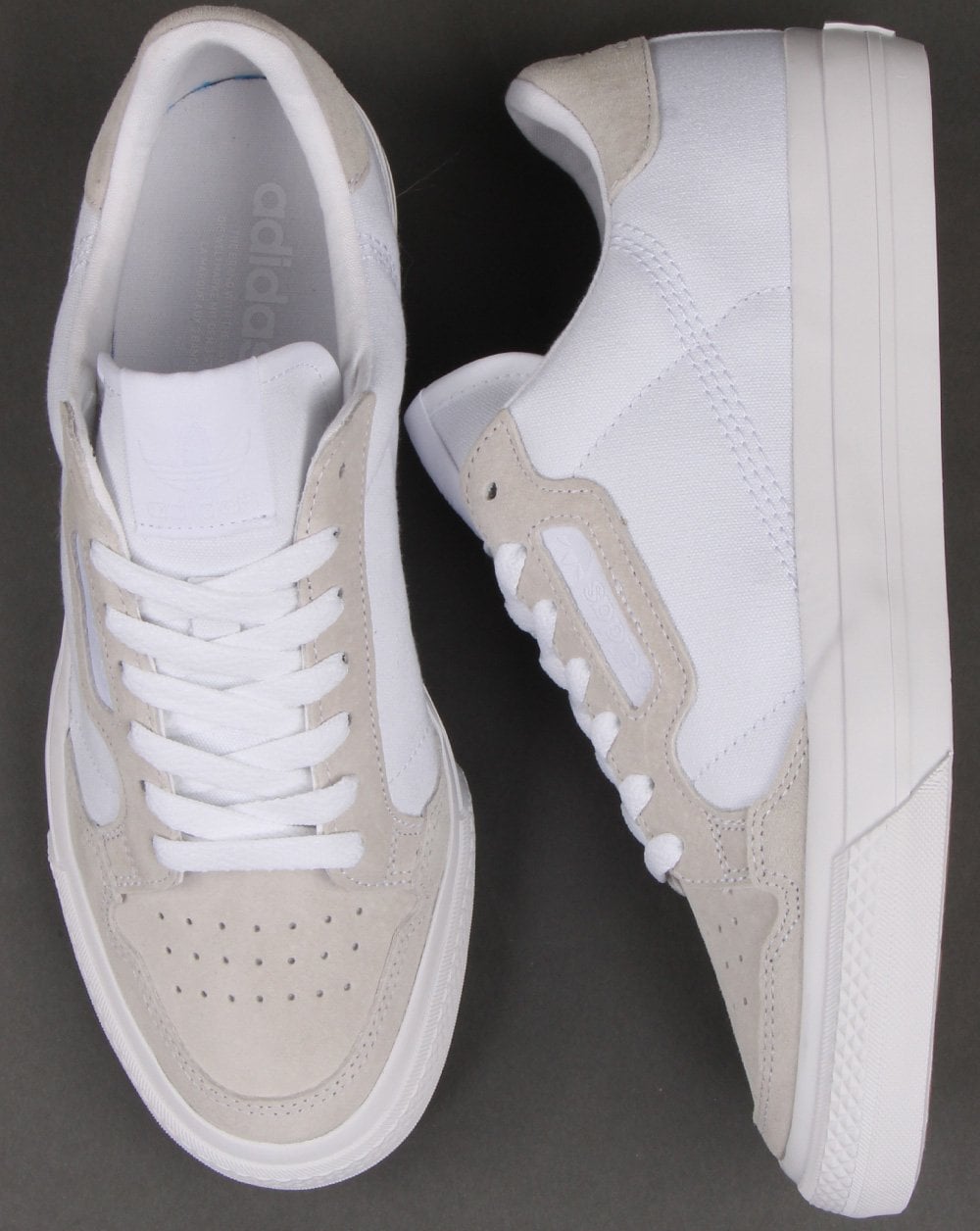 Adidas Continental Vulc Trainers White