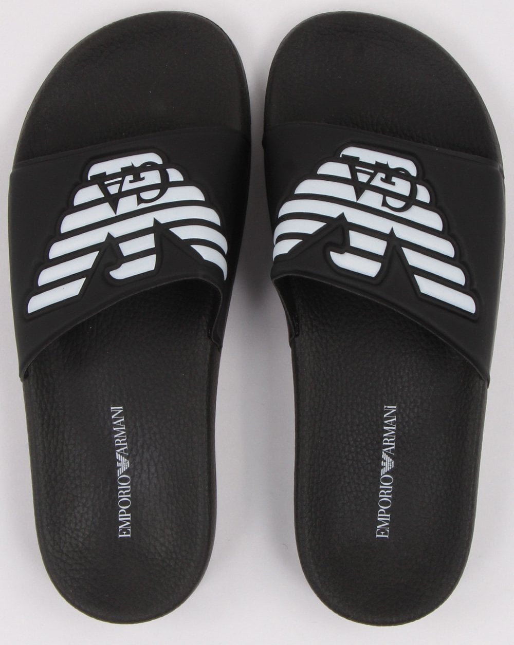 Emporio Armani Sliders Black