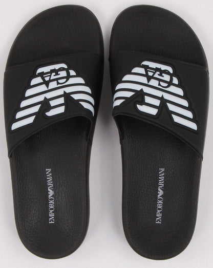 Emporio Armani Sliders Black