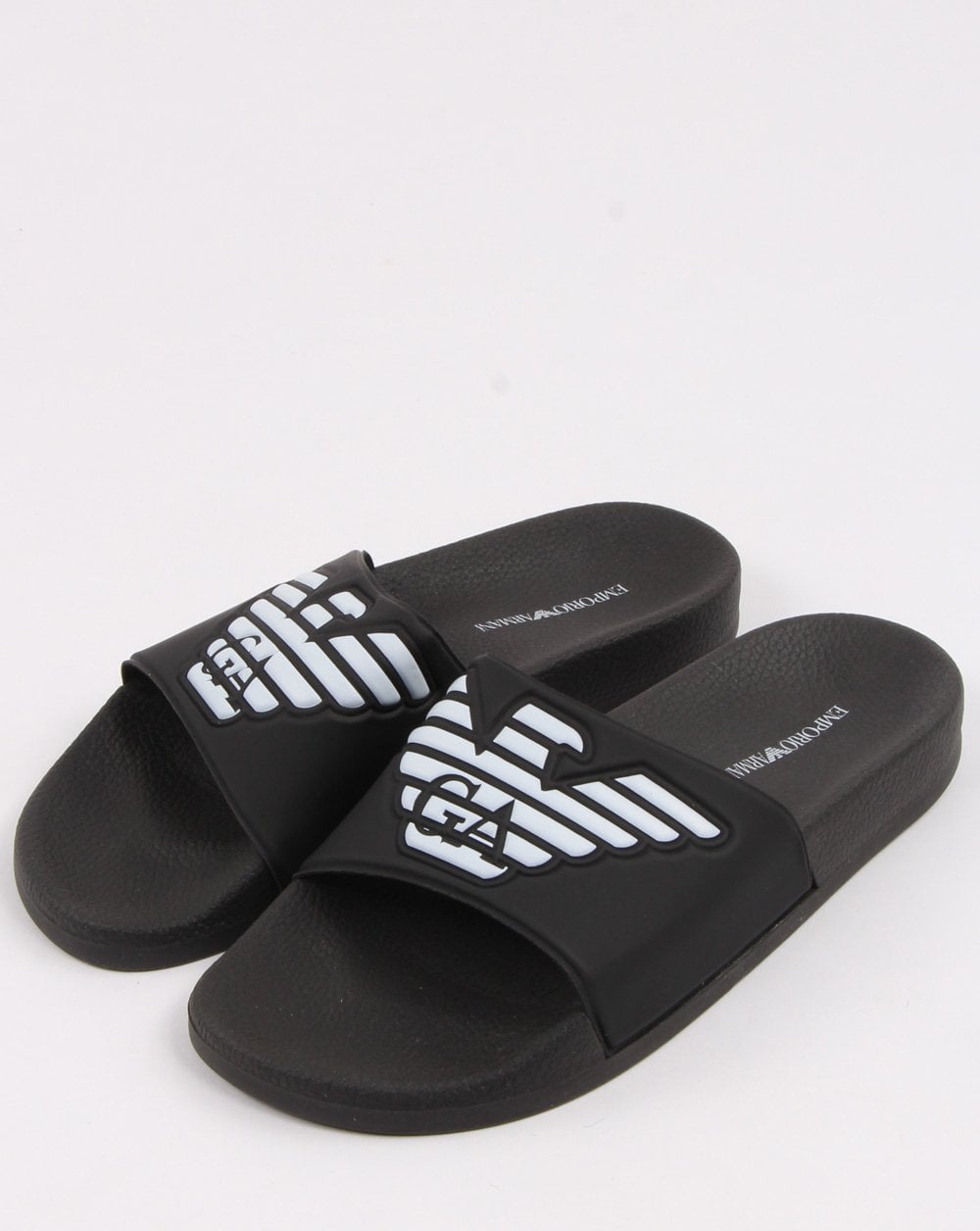Emporio Armani Sliders Black