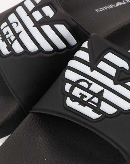 Emporio Armani Sliders Black