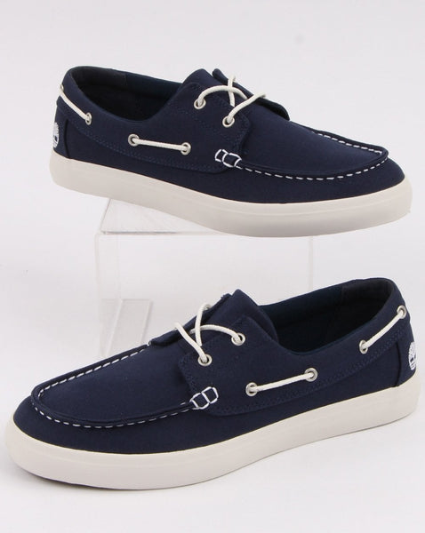 Timberland Union Wharf 2 Eye Boat Shoe Navy