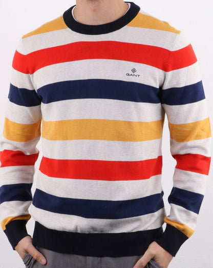 Gant Multi Colored Stripe Knitted Jumper