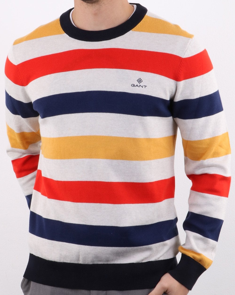 Gant Multi Colored Stripe Knitted Jumper