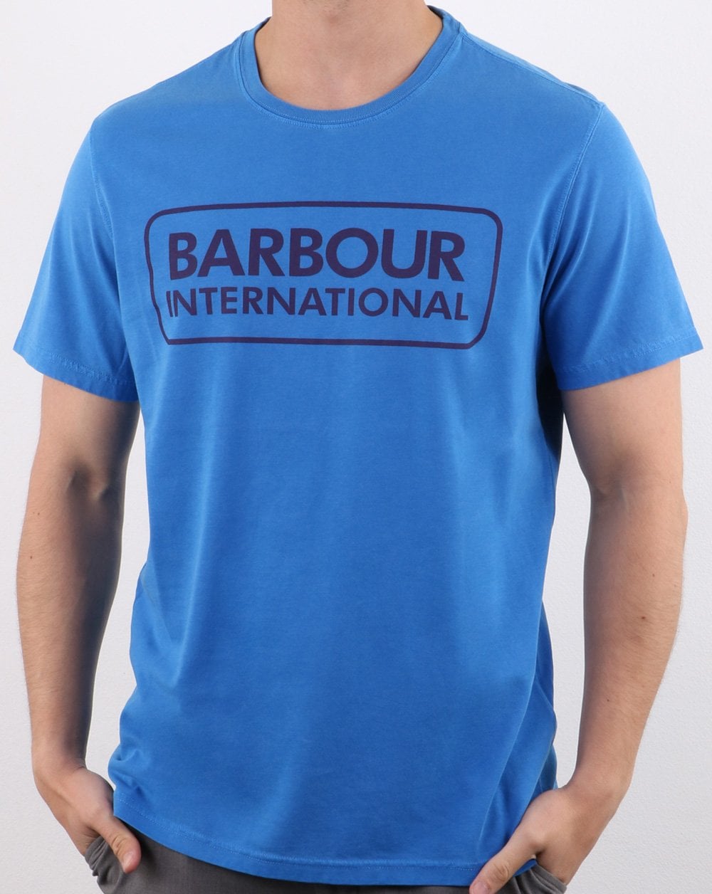 Barbour International Kit Pigment Tee Brit Blue