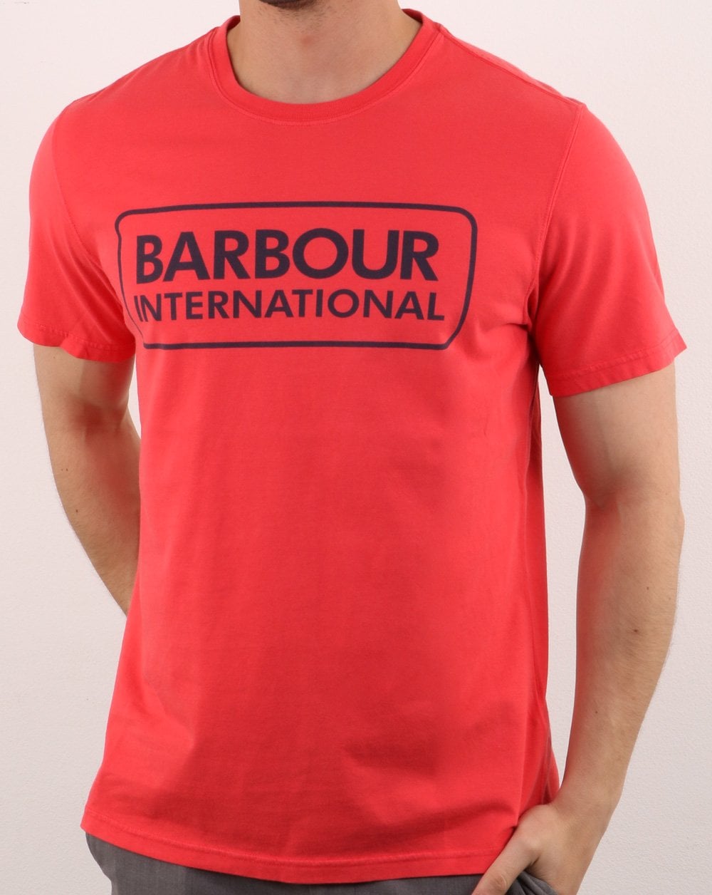 Barbour International Kit Pigment Tee Pink