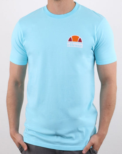 Ellesse Cuba Overdyed T Shirt Neon Blue