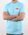 Ellesse Cuba Overdyed T Shirt Neon Blue