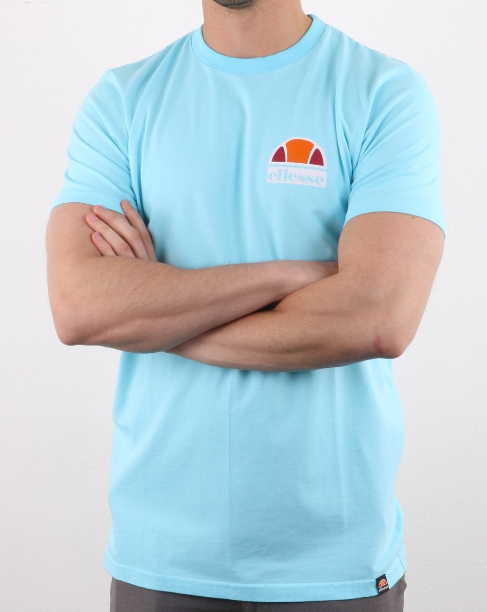 Ellesse Cuba Overdyed T Shirt Neon Blue
