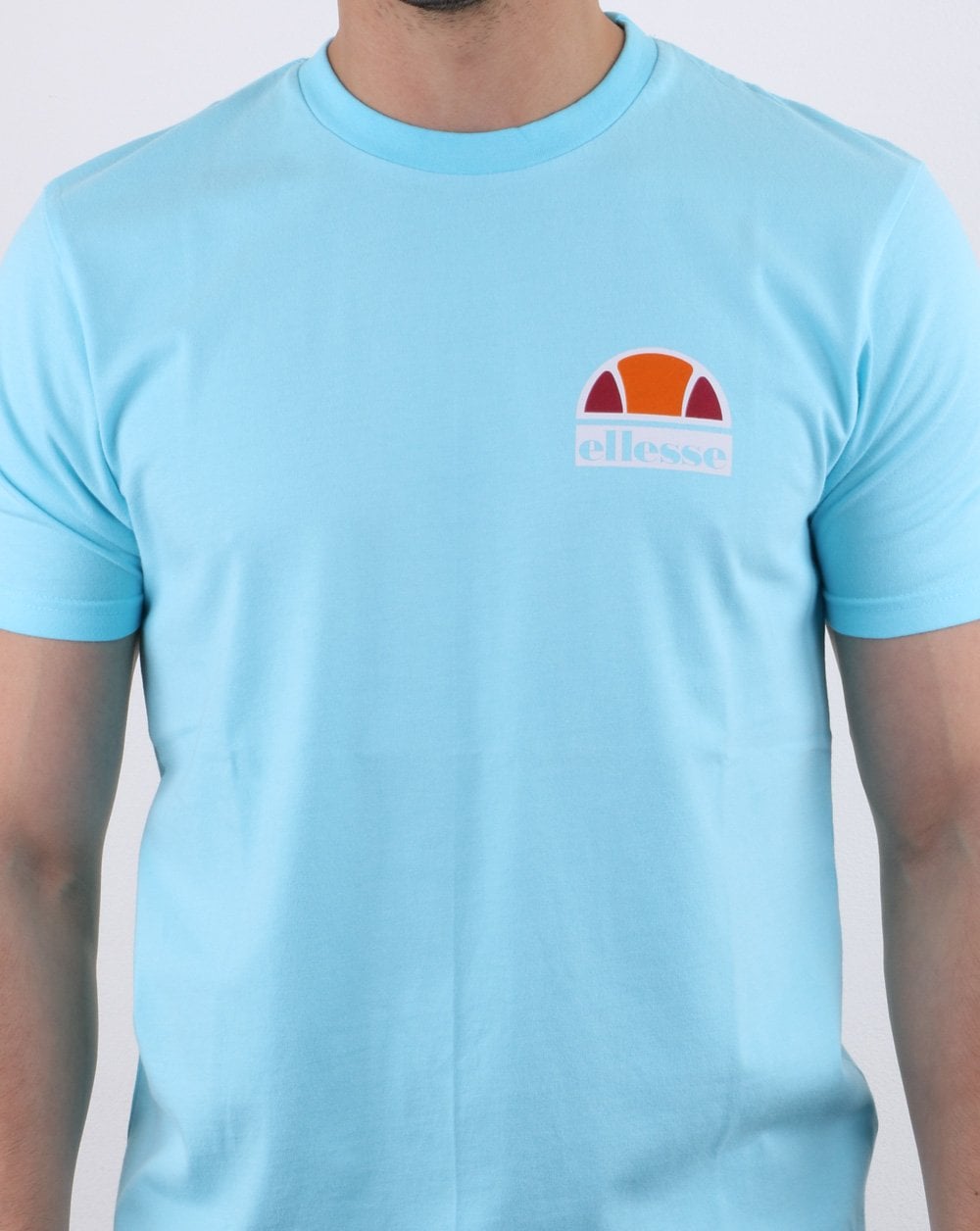 Ellesse Cuba Overdyed T Shirt Neon Blue