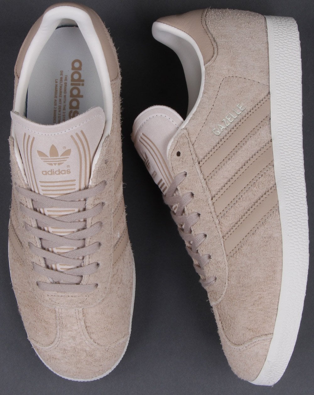 Adidas Gazelle Trainers Nude