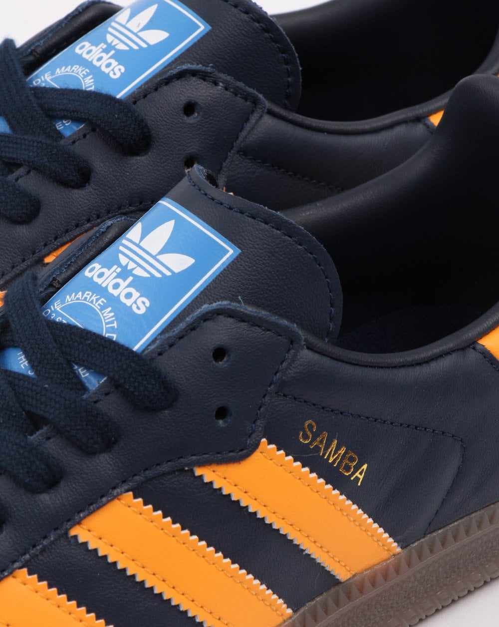 Adidas Samba Og Trainers Navy/Orange