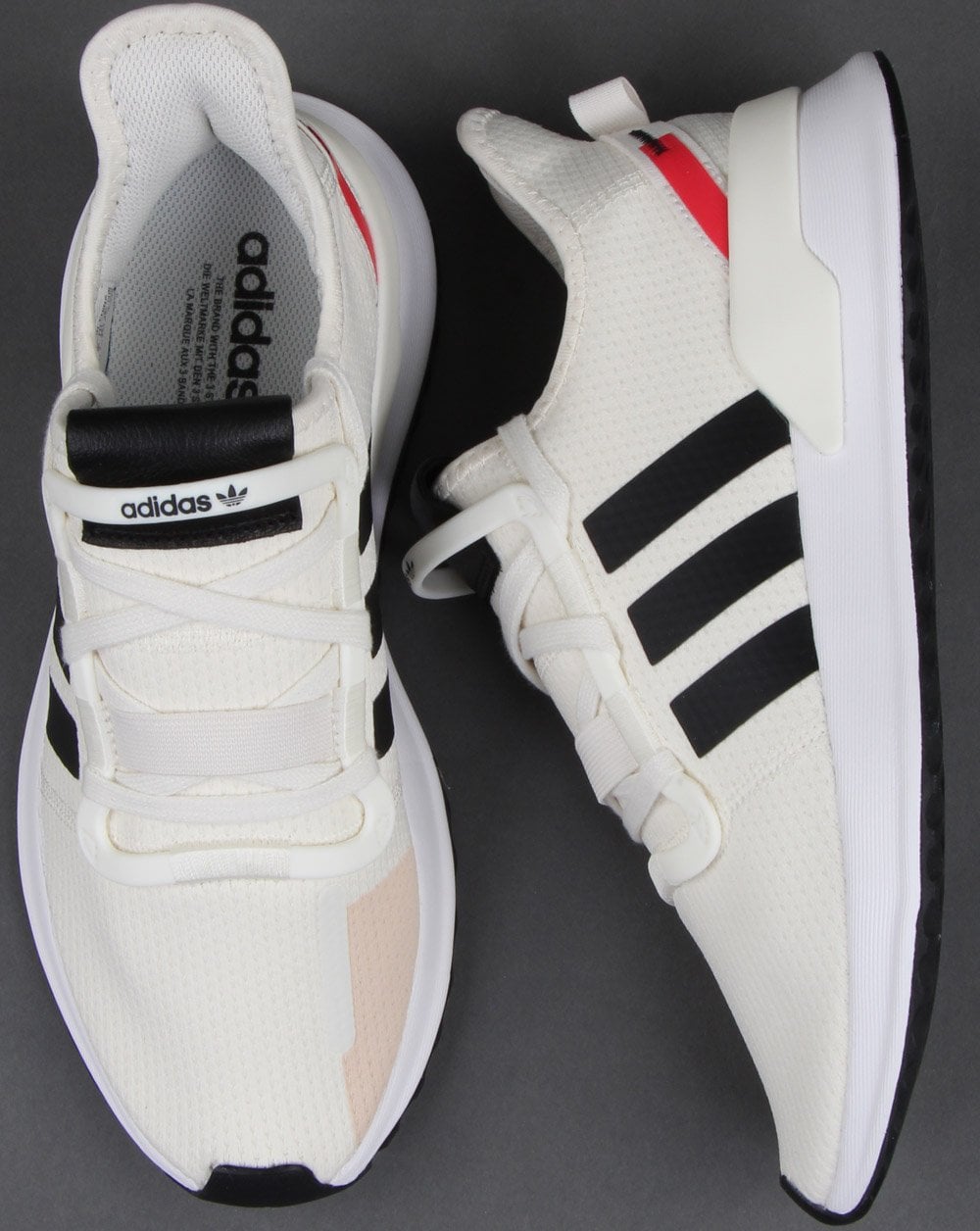 Adidas U_path Run Trainers Off White/black/shock Red