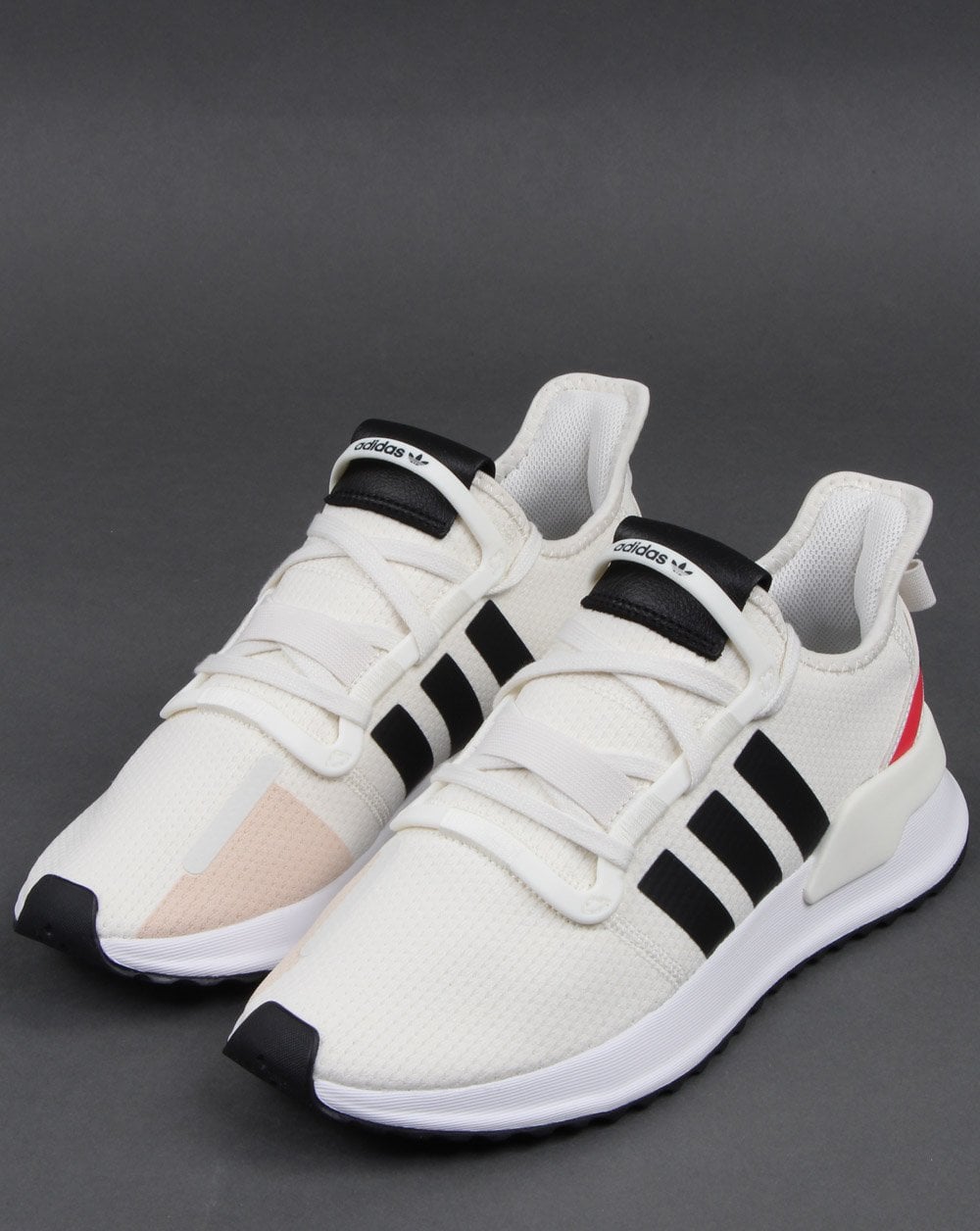 Adidas U_path Run Trainers Off White/black/shock Red