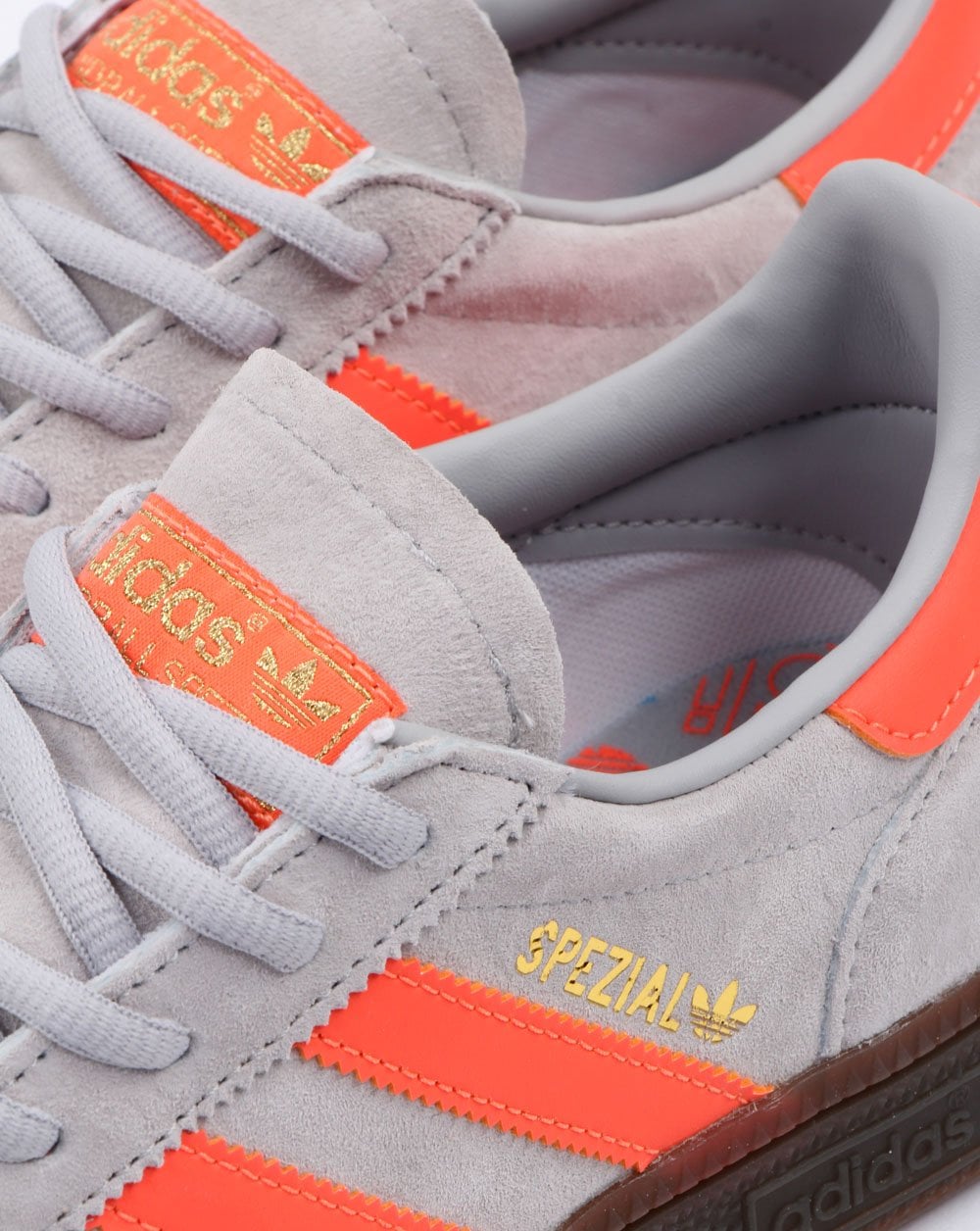 Adidas Spezial Trainers Grey/Soft Orange