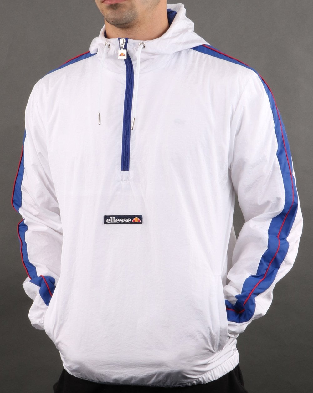Ellesse Osiris 1/2 Zip Jacket White