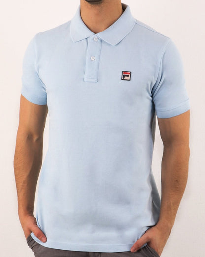 Fila Vintage Dante Polo Shirt Soft Sky