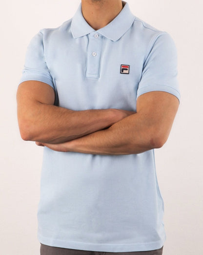 Fila Vintage Dante Polo Shirt Soft Sky