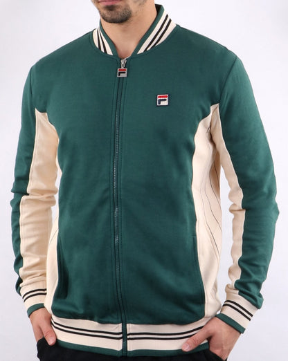 Fila Vintage Mk1 Settanta Track Top Green/Gardenia/Black