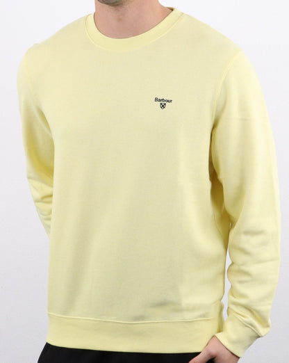 Barbour Seton Crew Sweat Yellow