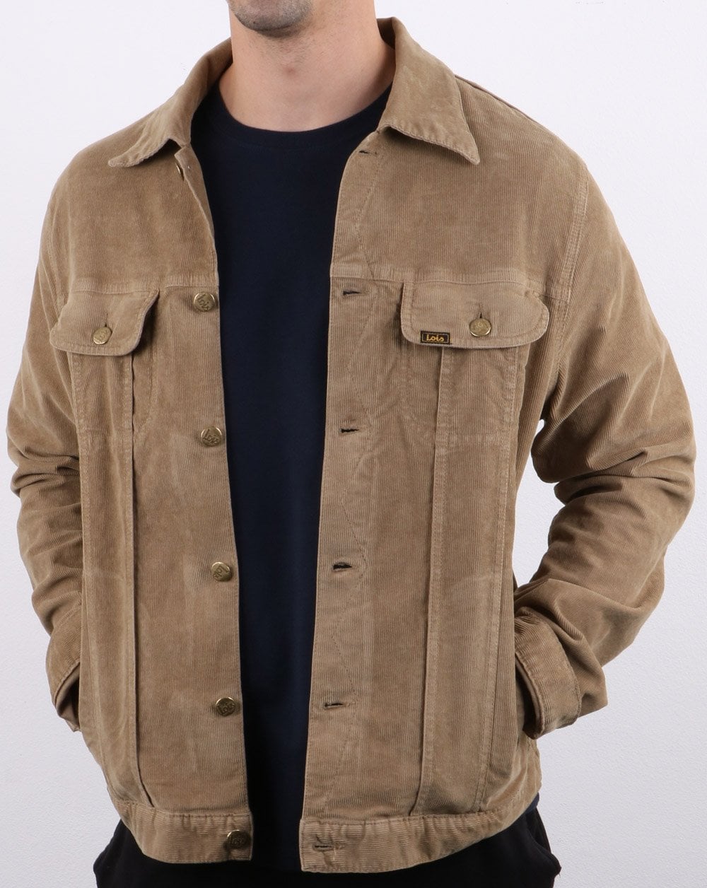 Lois Tejana Needle Cord Jacket Dark Sand