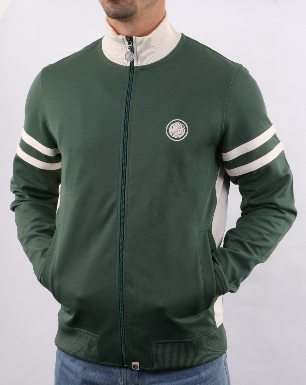 Pretty Green Hawkins Track Top Green