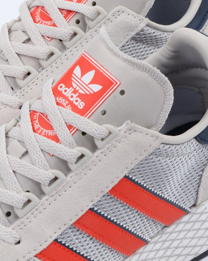 Adidas Marathon Tech Trainers Raw White/Orange/Navy