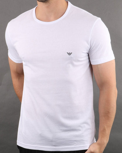 Emporio Armani 2 Pack T Shirts Black/white