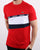 Lacoste Stripe Block T-shirt Red/navy/white