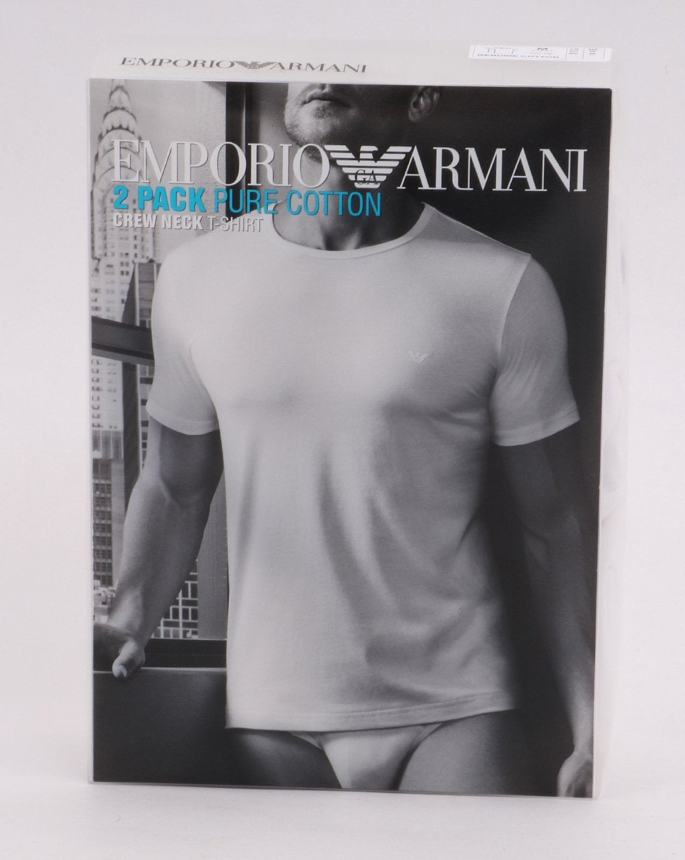 Emporio Armani 2 Pack Loungewear T Shirts in White