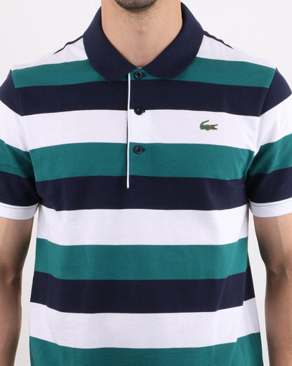 Lacoste Polo Shirt Navy/White/Green
