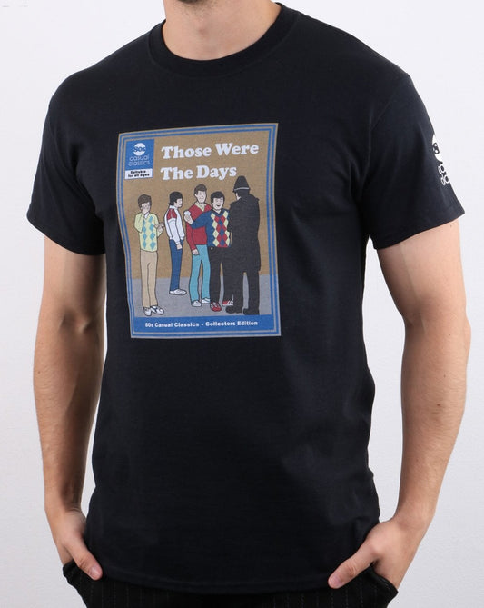 80s Casual Classics Those Were The Days T Shirt Black