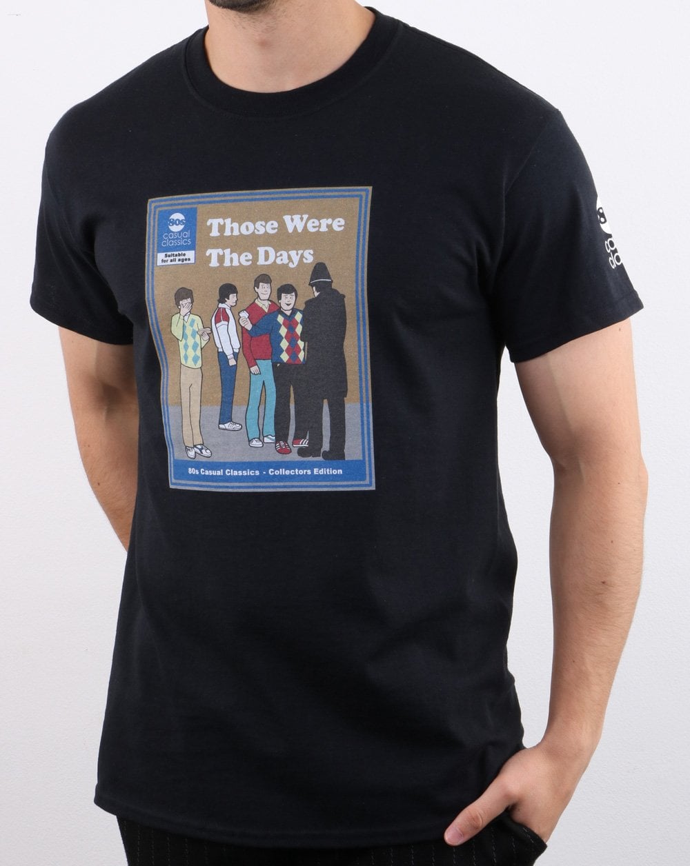 80s Casual Classics Those Were The Days T Shirt Black