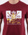 Weekend Offender Leo Gregory T Shirt Claret
