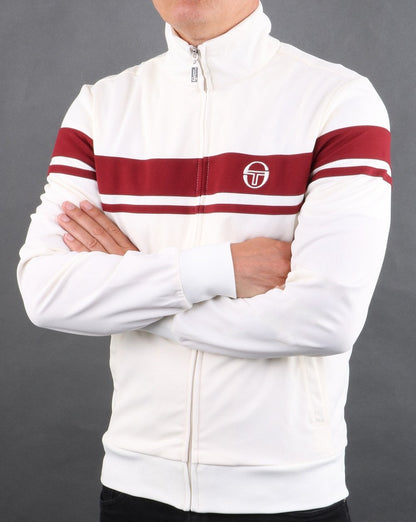 Sergio Tacchini Masters Track Off White/Burgundy