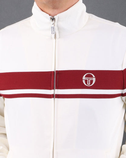 Sergio Tacchini Masters Track Off White/Burgundy