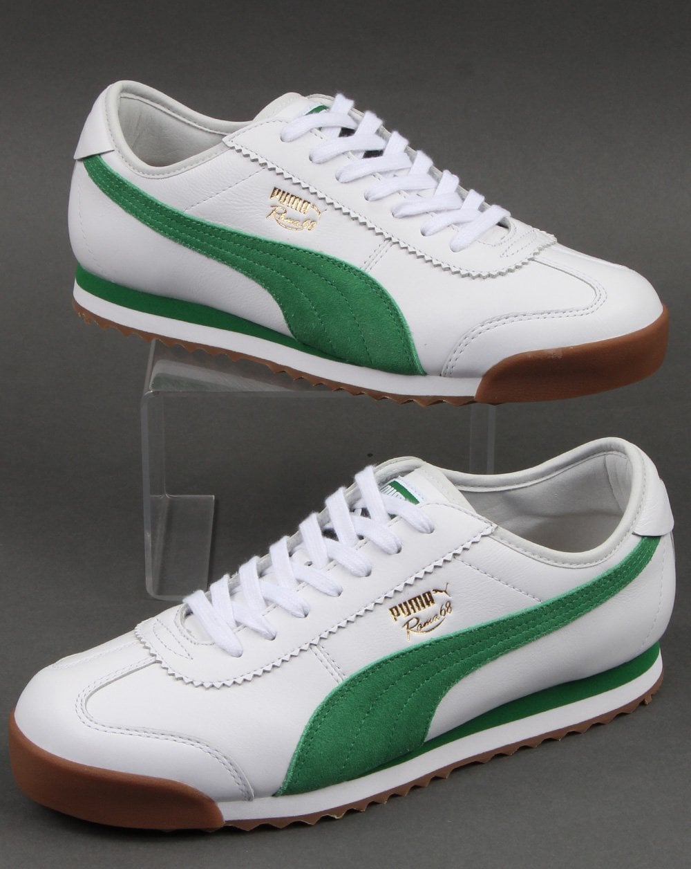 Puma Roma 68 Og Leather Trainer White/Green