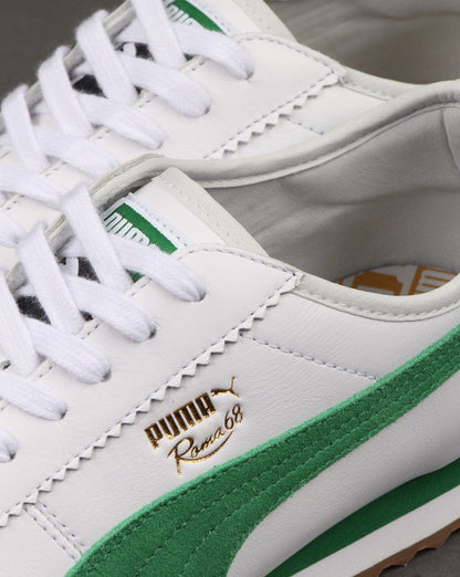 Puma Roma 68 Og Leather Trainer White/Green