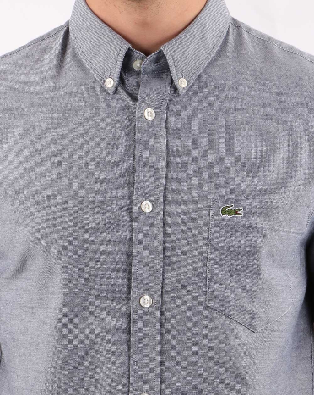 Lacoste Short Sleeve Shirt Navy Marl