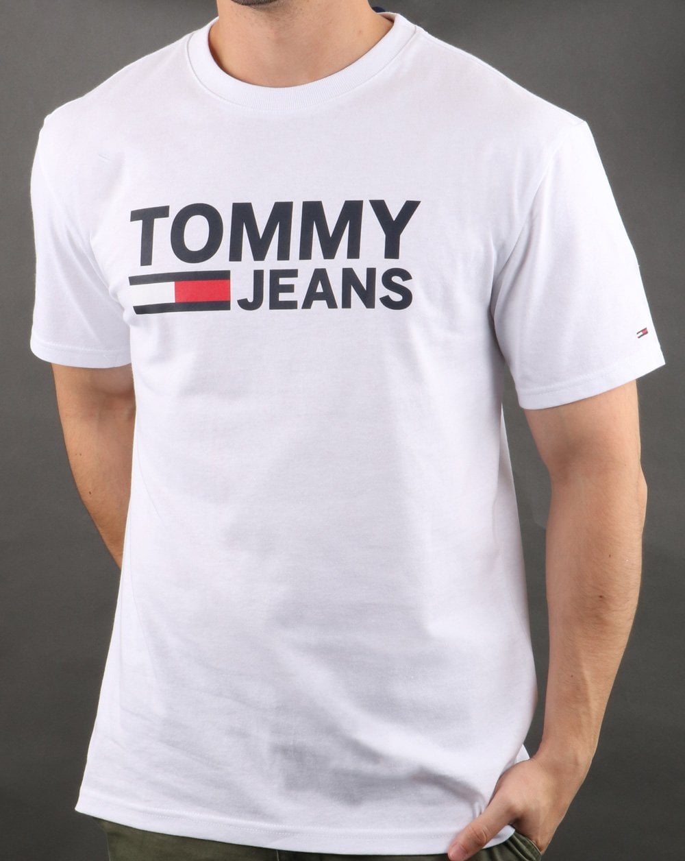 Tommy Hilfiger Logo Tee Classic White