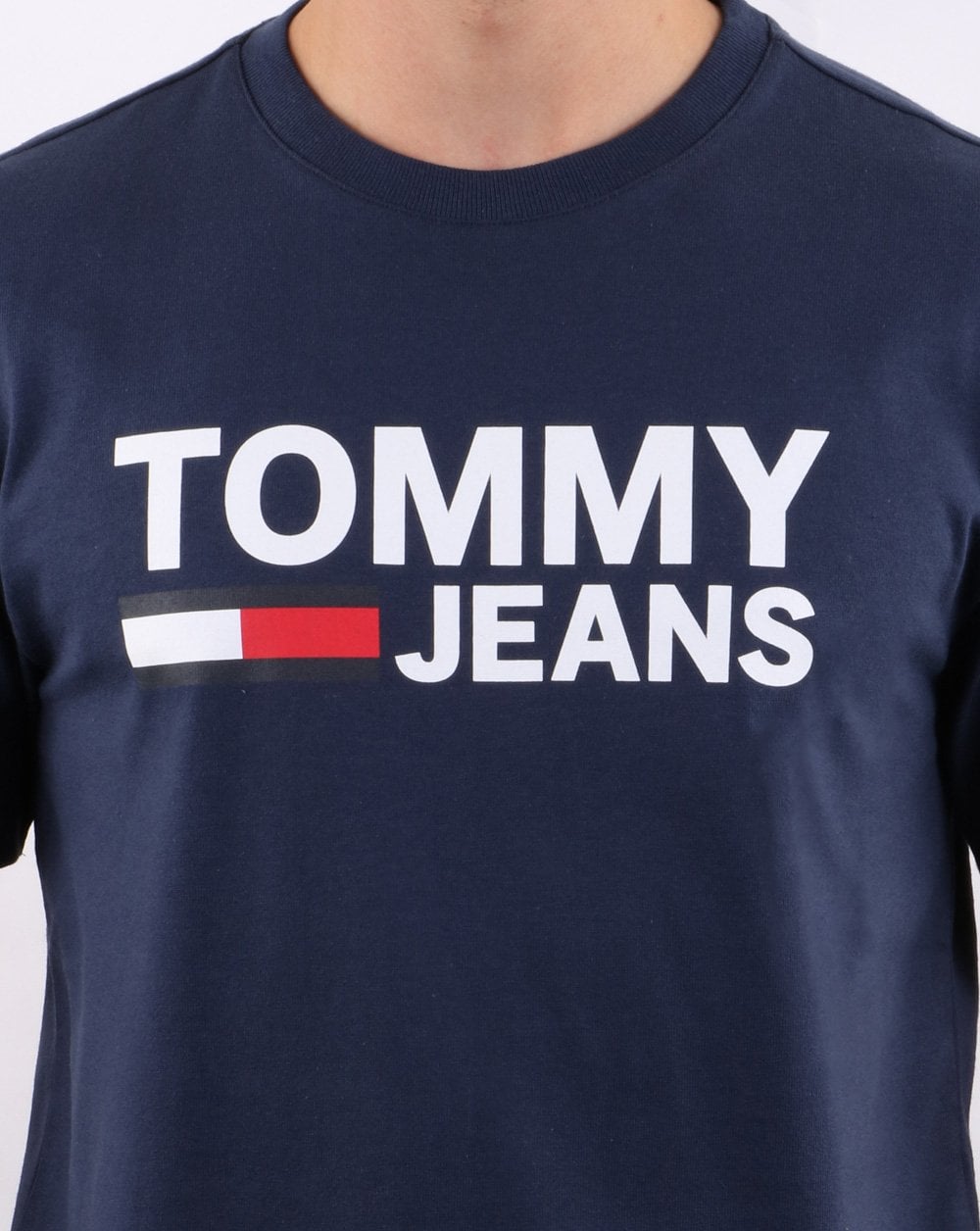 Tommy Hilfiger Logo Tee Navy